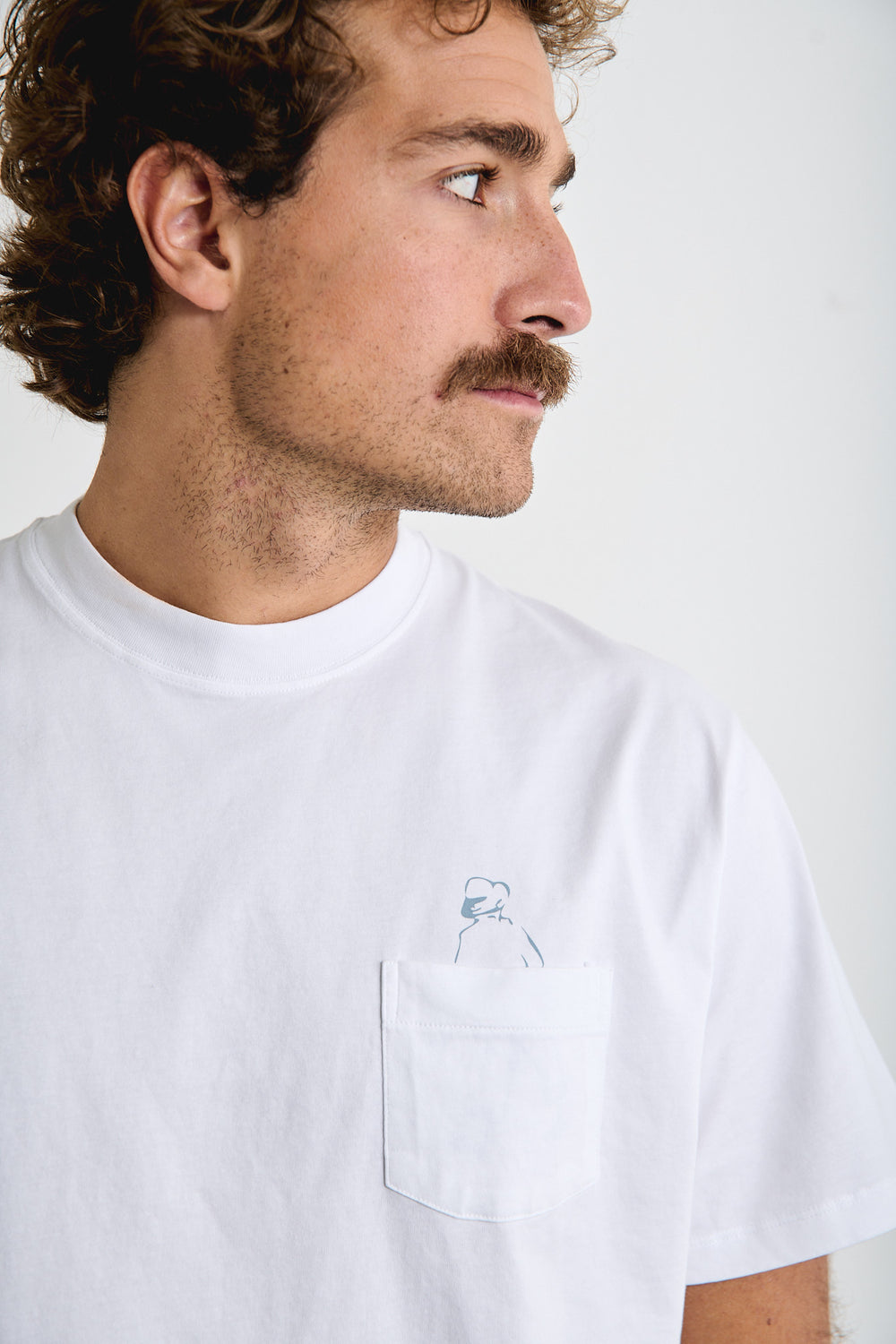 John Pocket White - Camiseta Manga Corta Regular Fit