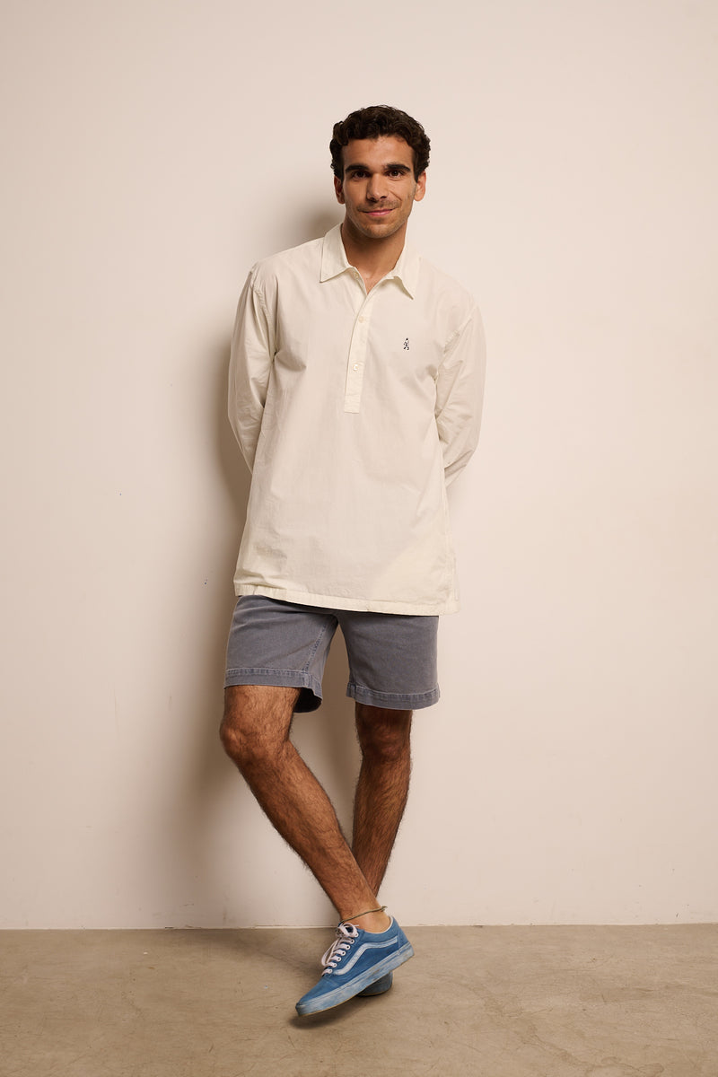 Johnson Factory White - Camisa Tipo Polera Regular Fit