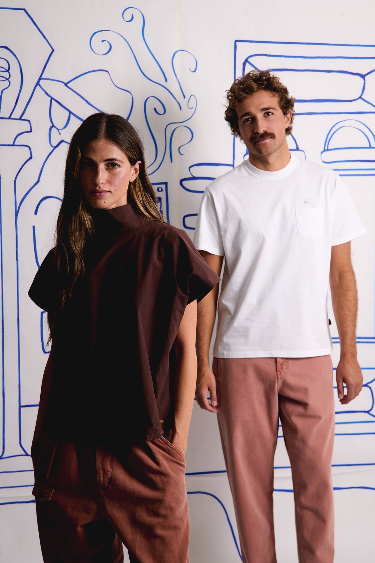 Lucy Cappuccino - Top Boxy Fit