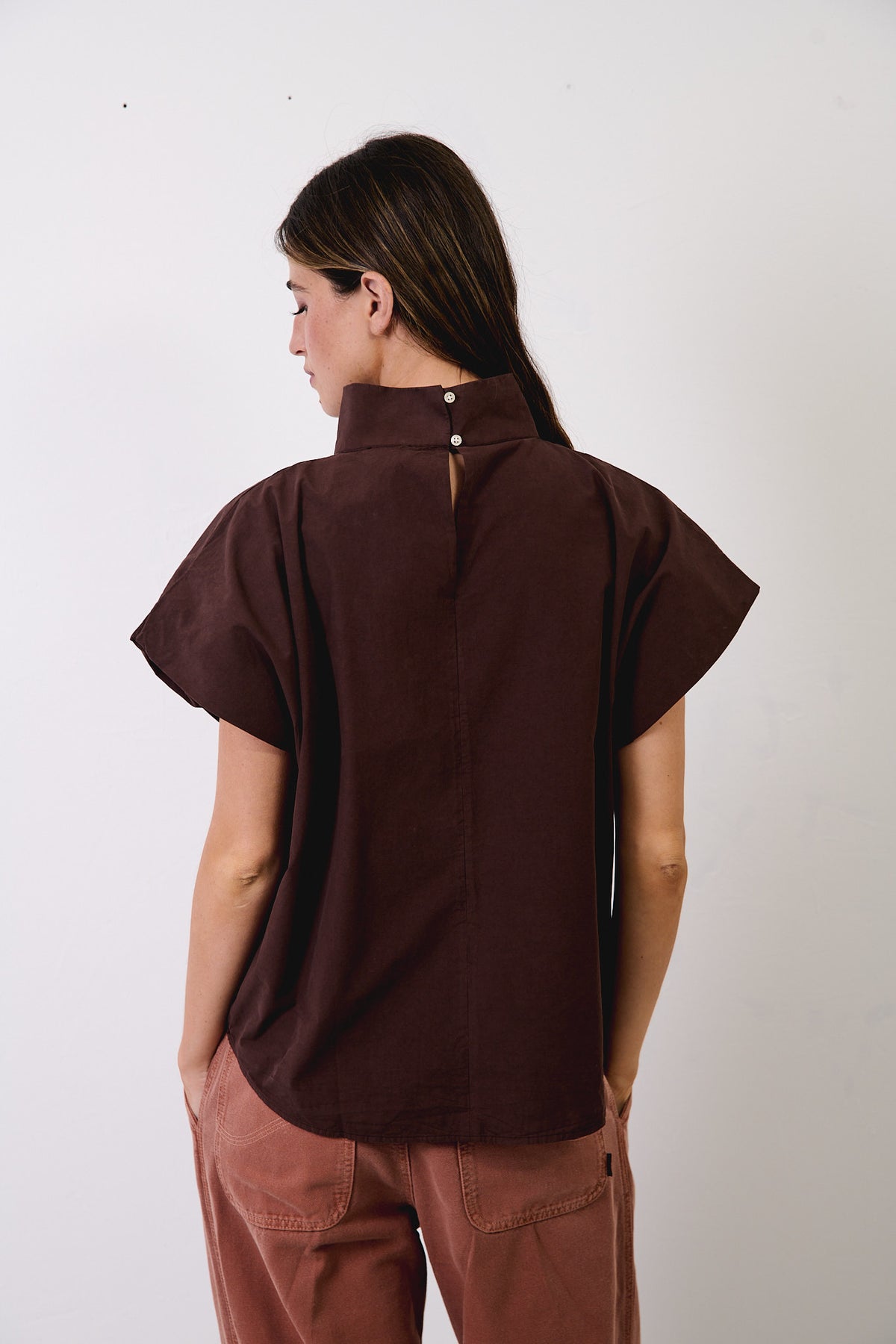 Lucy Cappuccino - Top Boxy Fit