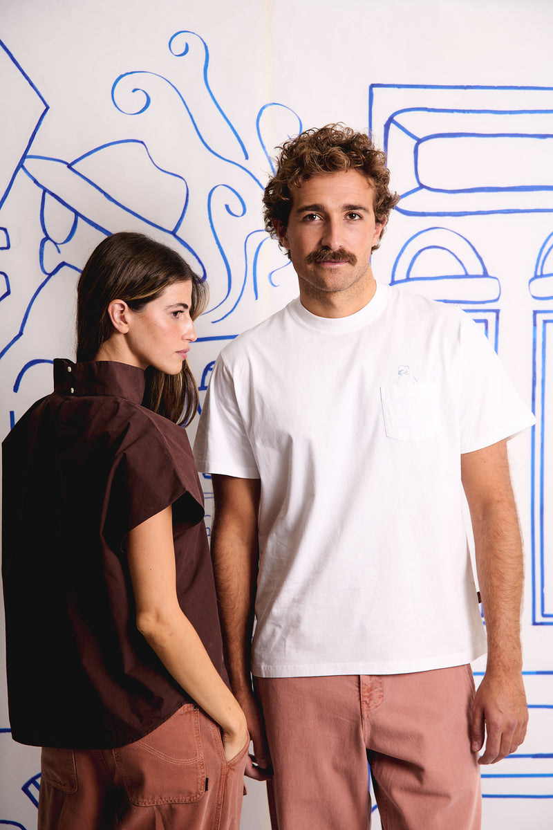 Lucy Cappuccino - Top Boxy Fit