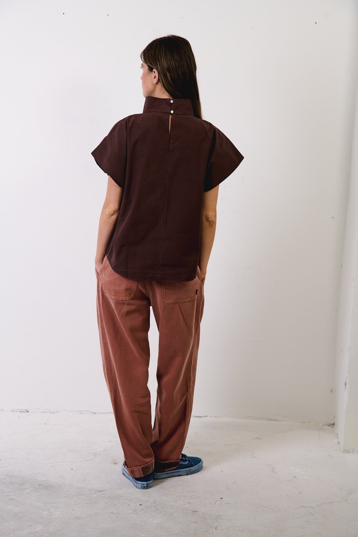 Lucy Cappuccino - Top Boxy Fit