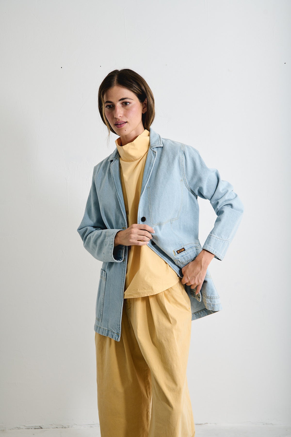 Joan Light Indigo - Chaqueta Relaxed Fit Denim
