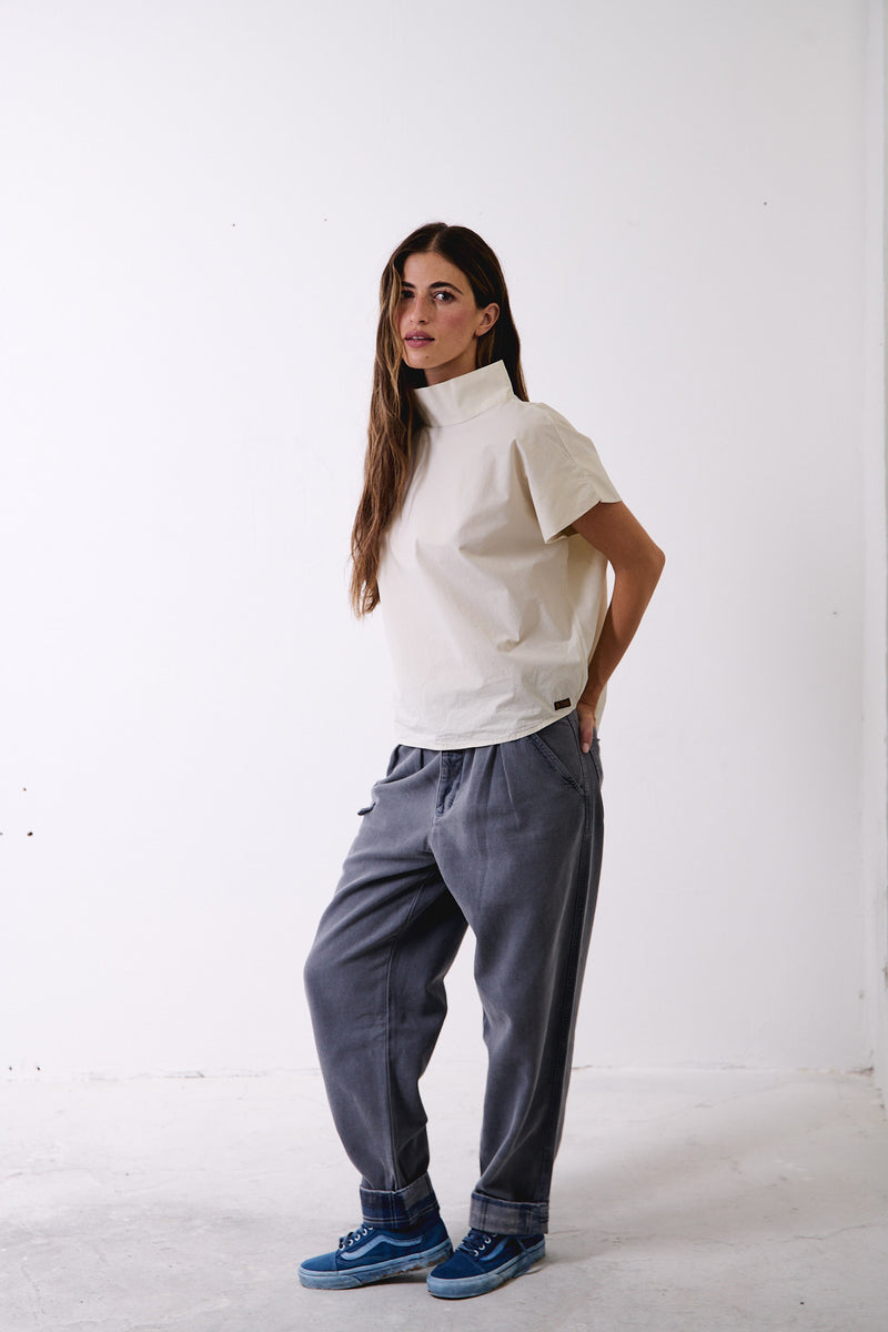 Lucy Off White - Top Boxy Fit