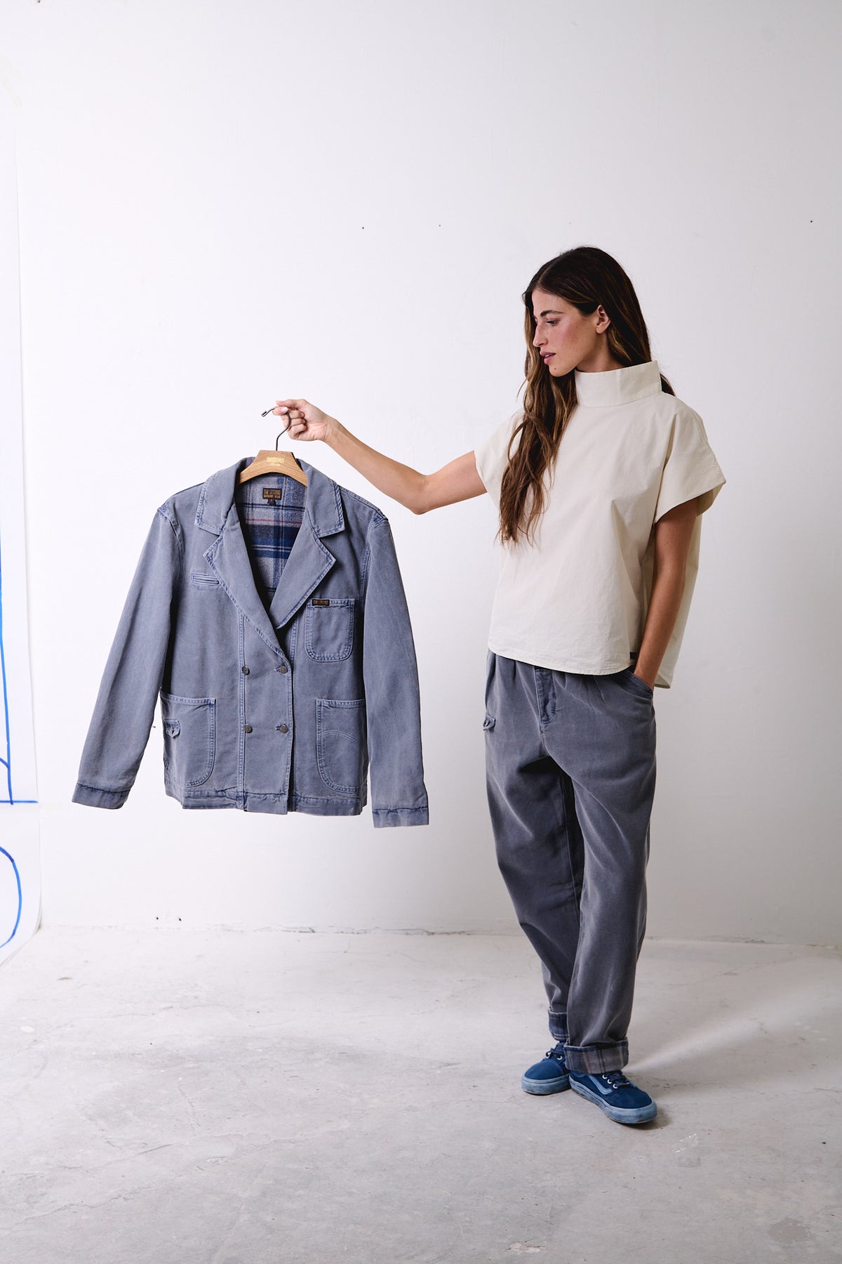 Meryl Halo Blue - Chaqueta Overlap