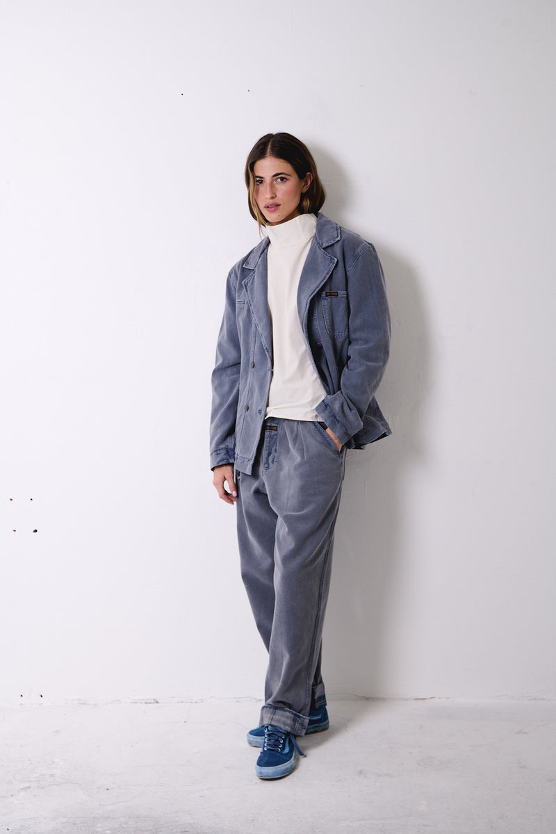 Streep Halo Blue - Pantalón High Waist