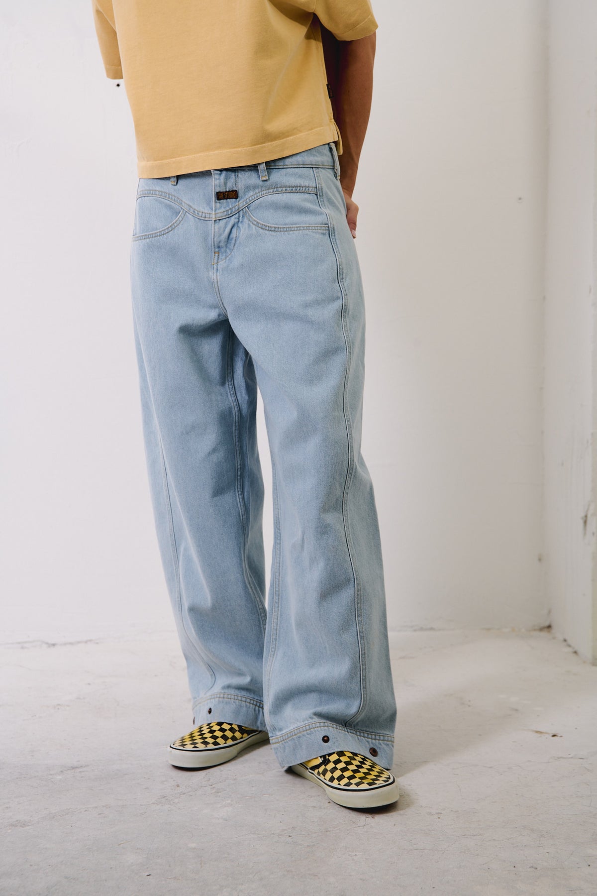 Molly Light Indigo - Pantalón tipo Barrel