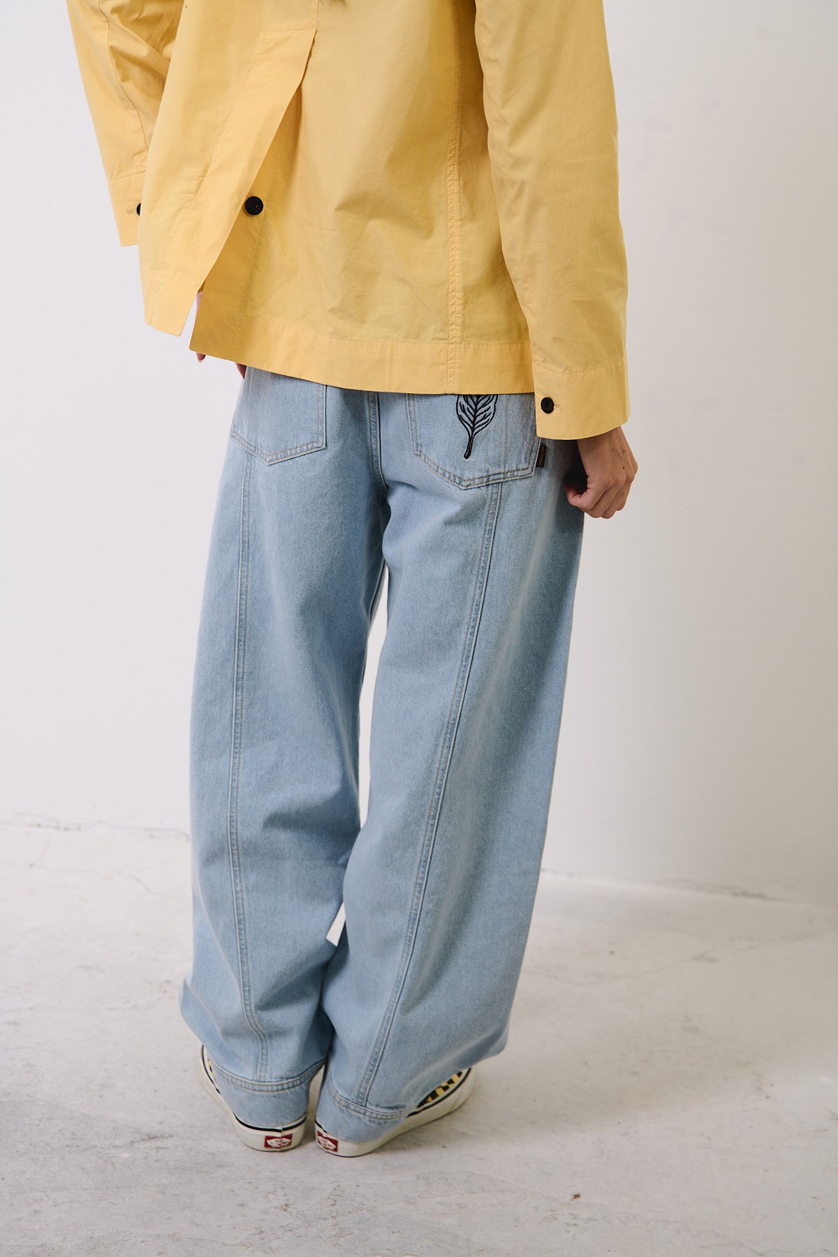 Molly Light Indigo - Pantalón tipo Barrel