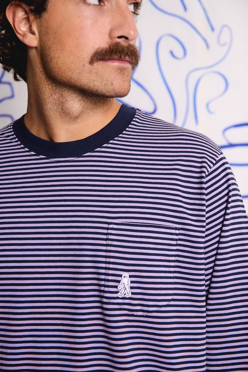Pierce Stripes - Regular Fit Long Sleeve T-Shirt