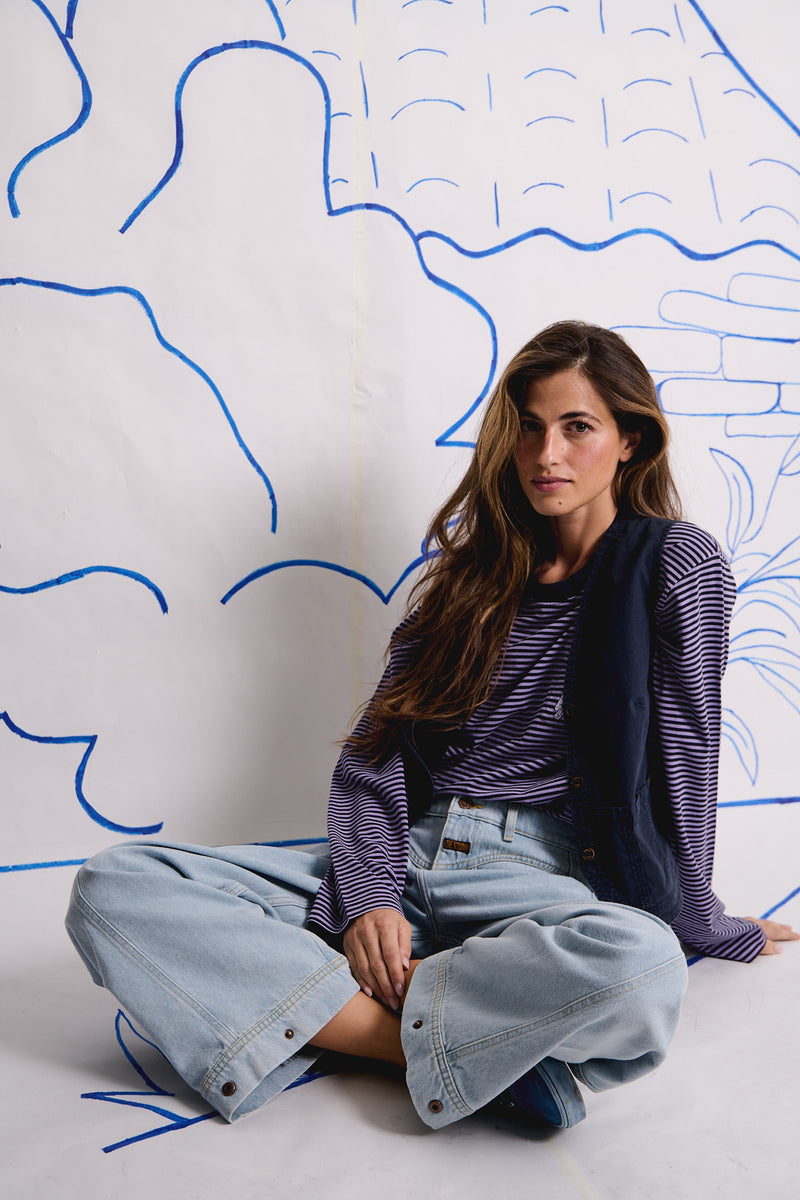 Pierce Stripes - Regular Fit Long Sleeve T-Shirt