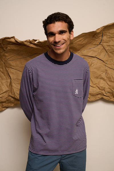 Pierce Stripes - Camiseta manga larga Regular Fit
