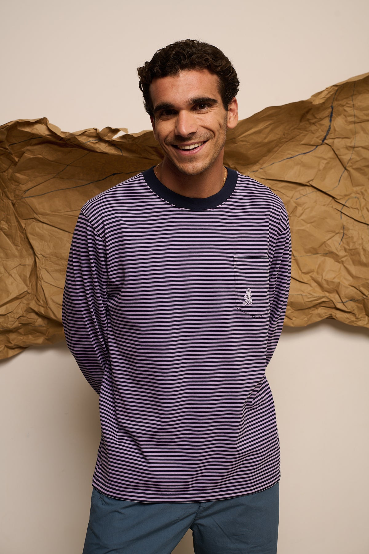 Pierce Stripes - Camiseta manga larga Regular Fit