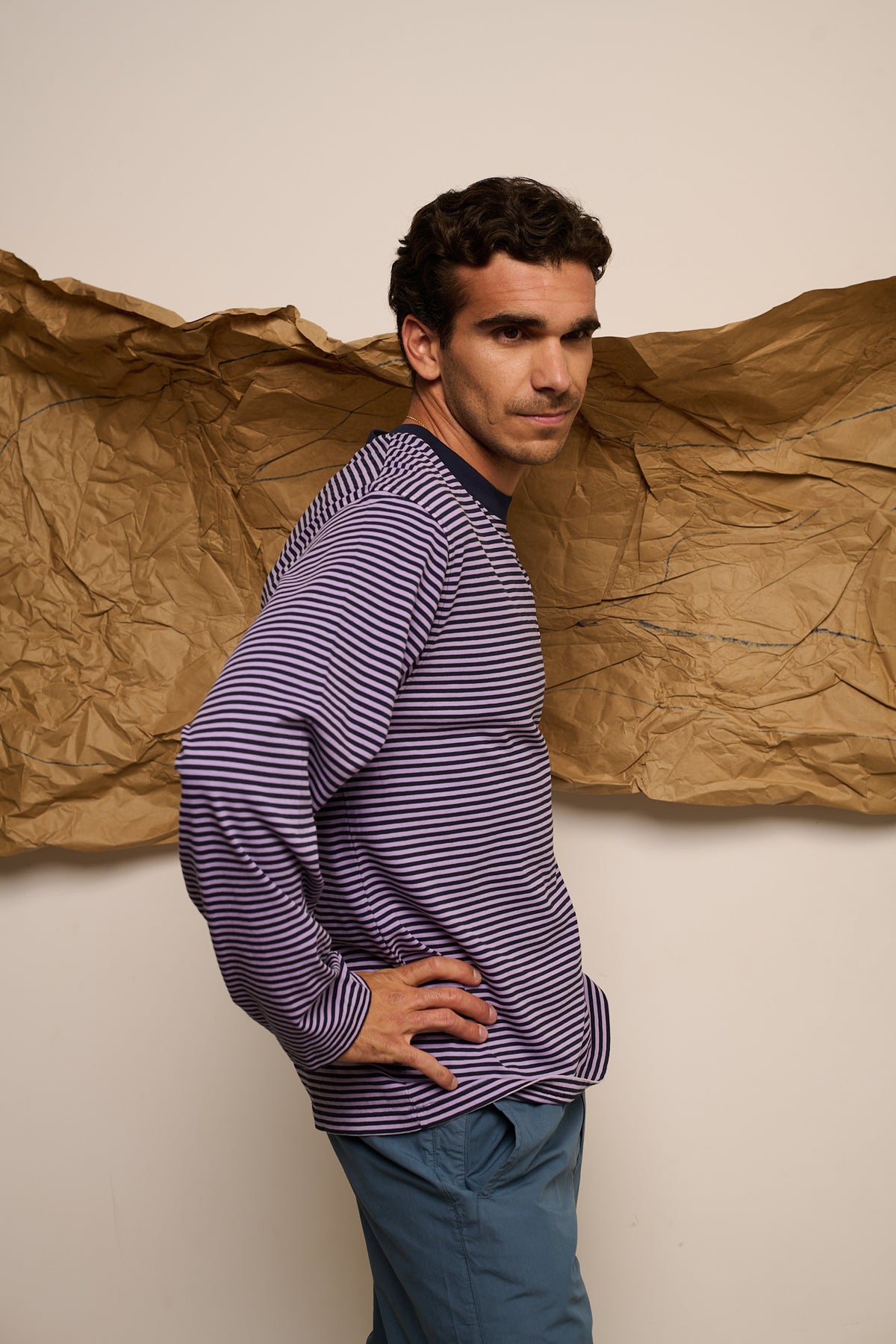 Pierce Stripes - Camiseta manga larga Regular Fit