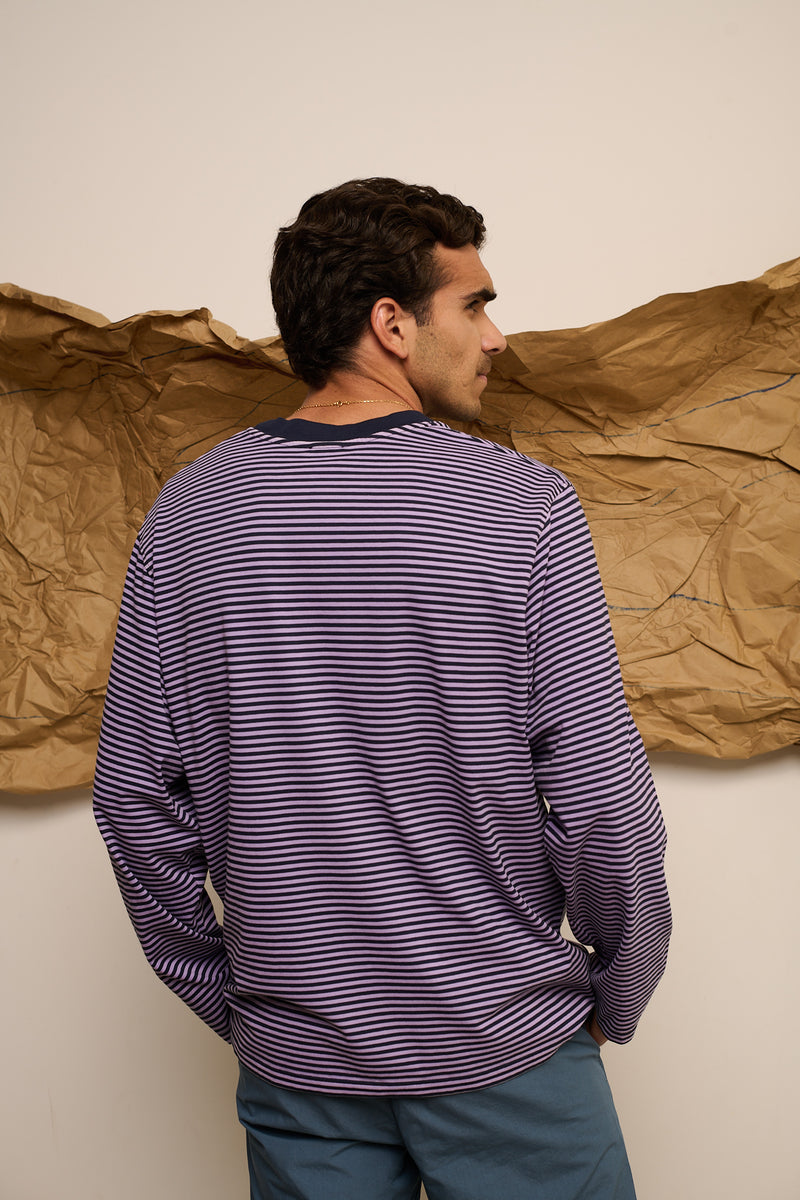 Pierce Stripes - Camiseta manga larga Regular Fit