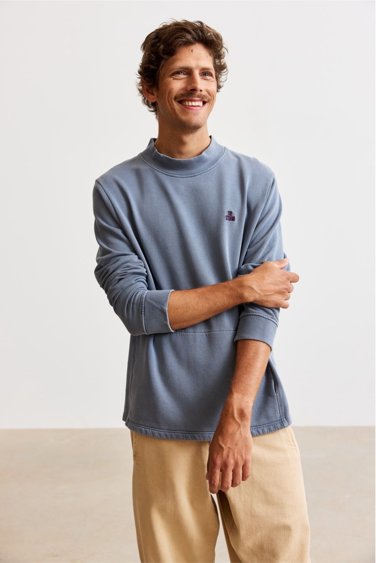 Ringo - Sudadera Cuello Perkins Relaxed Fit