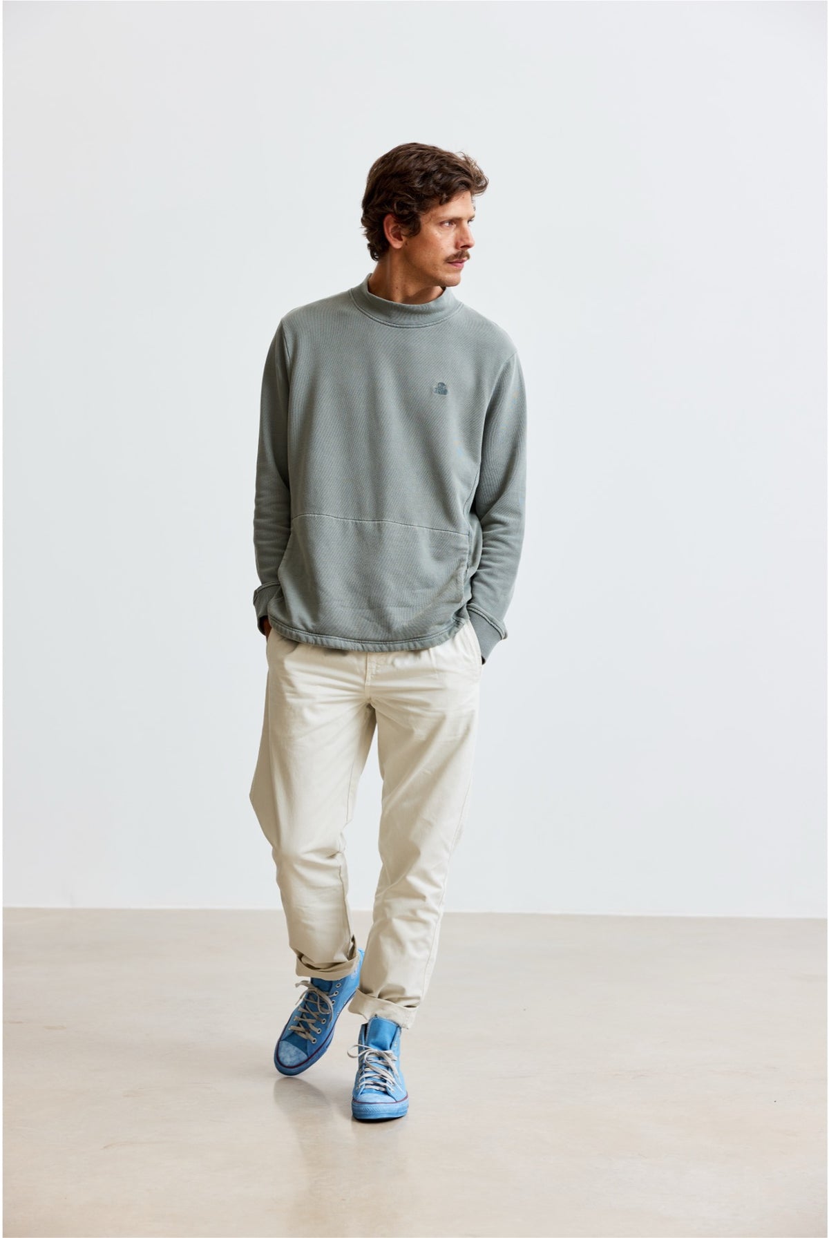 Ringo - Sudadera Cuello Perkins Relaxed Fit