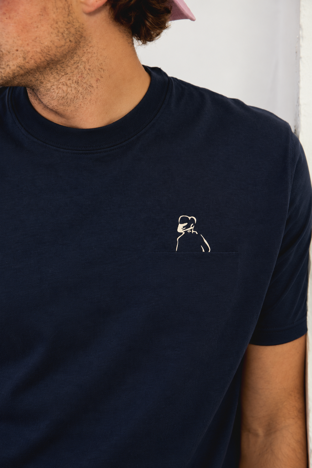 John Pocket Marine - Camiseta Manga Corta Regular Fit