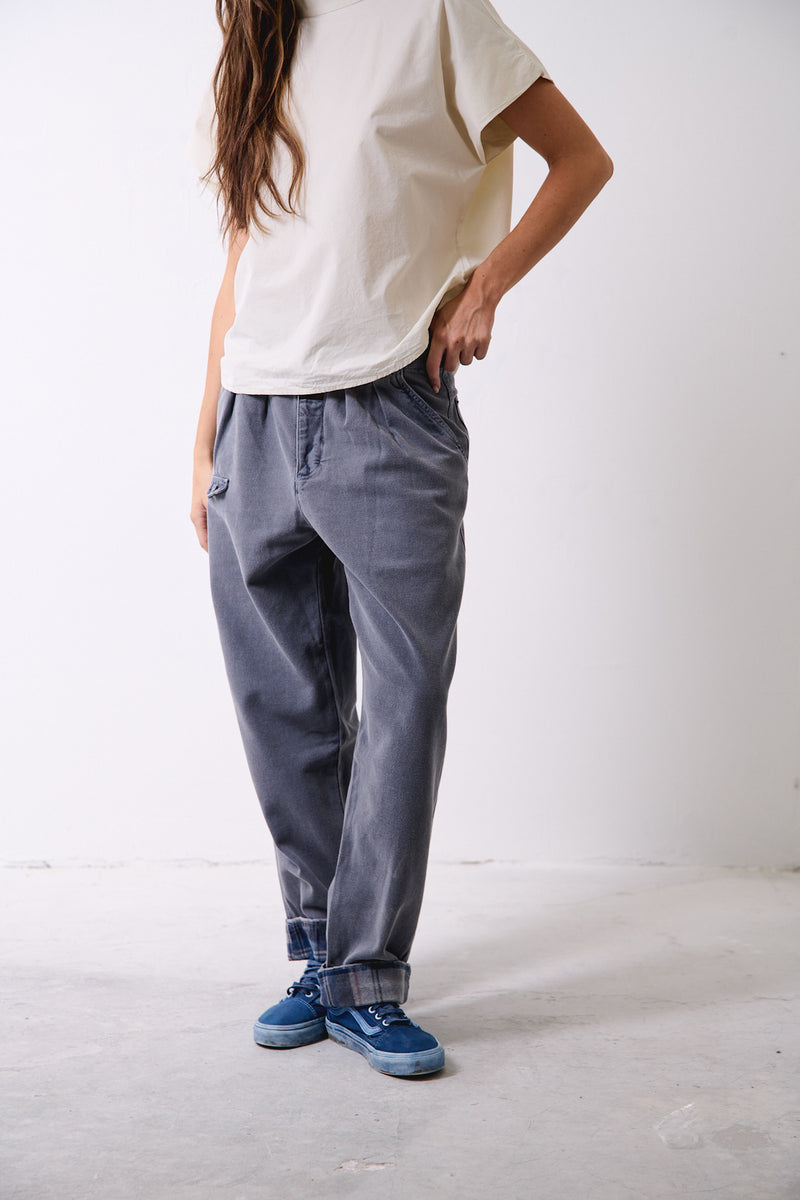 Streep Halo Blue - Pantalón High Waist