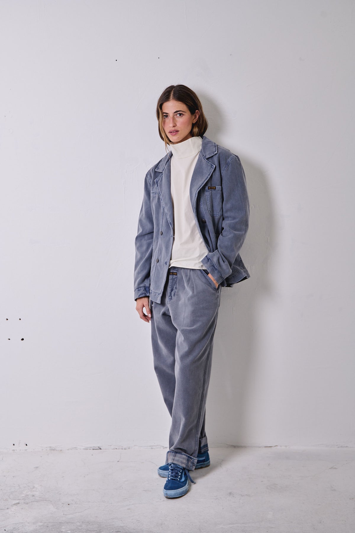 Streep Halo Blue - Pantalón High Waist