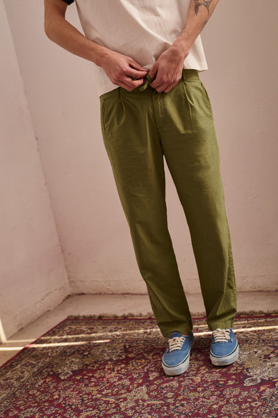 Clemen Summer - Straight Fit Chino Style Trousers