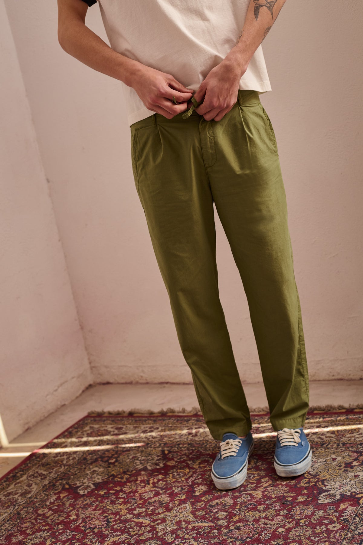 Clemen Summer - Straight Fit Chino Style Trousers