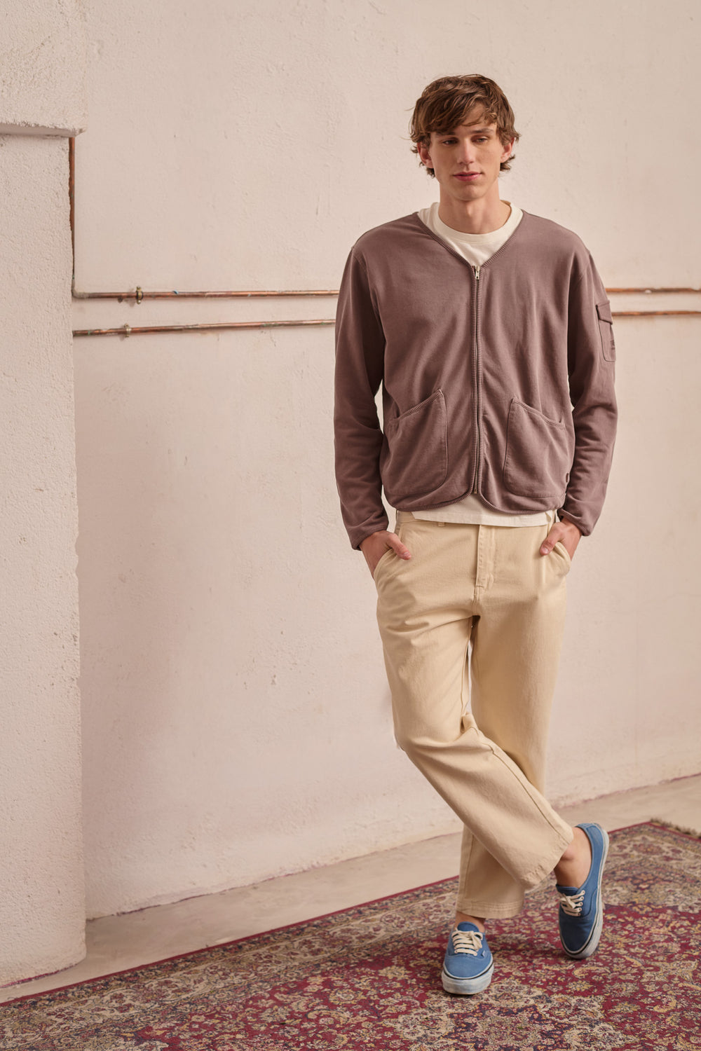 Liam - Chino Trousers - Wide Leg Fit