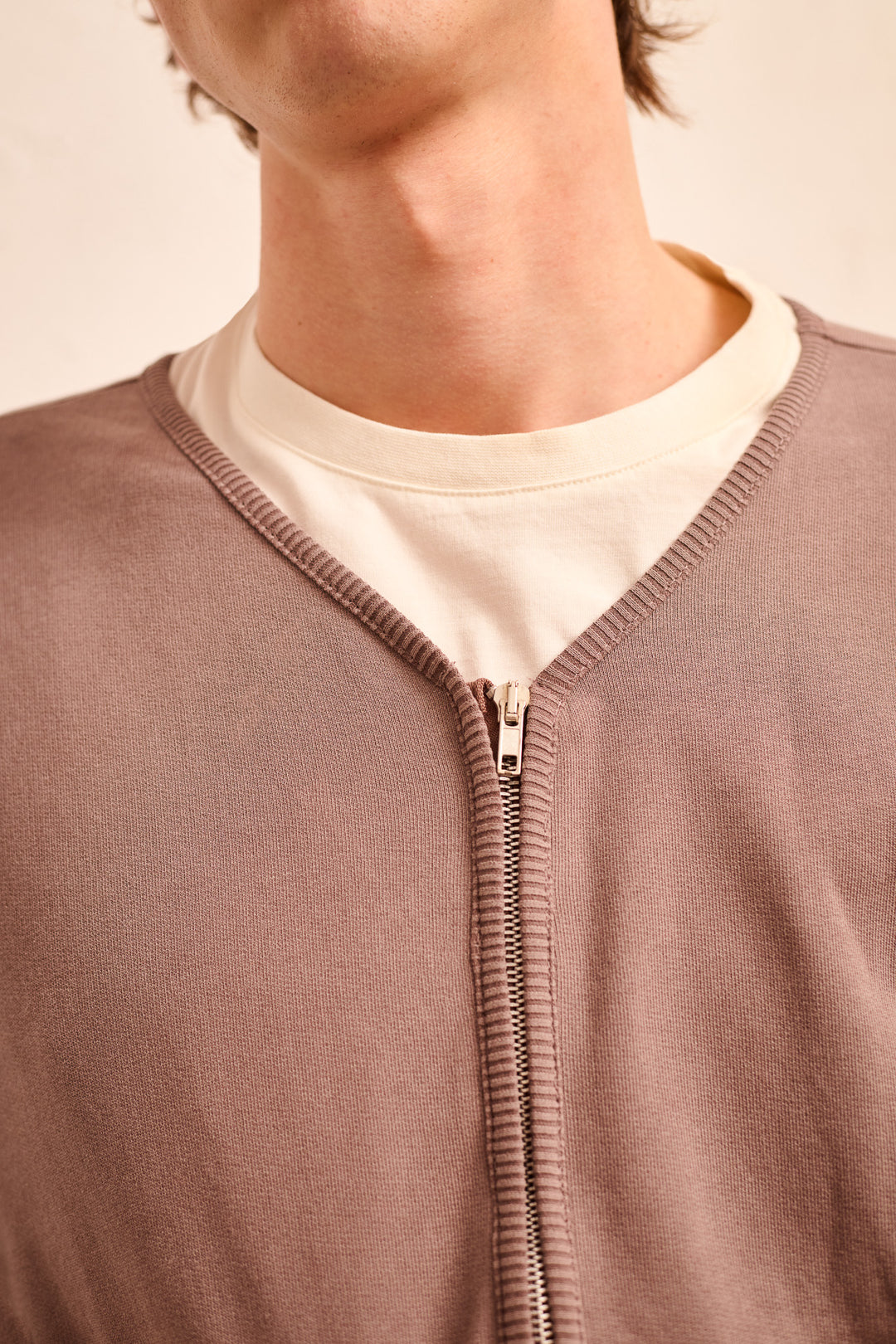 Pete - Zip-through Relaxed Fit Sweatshirt