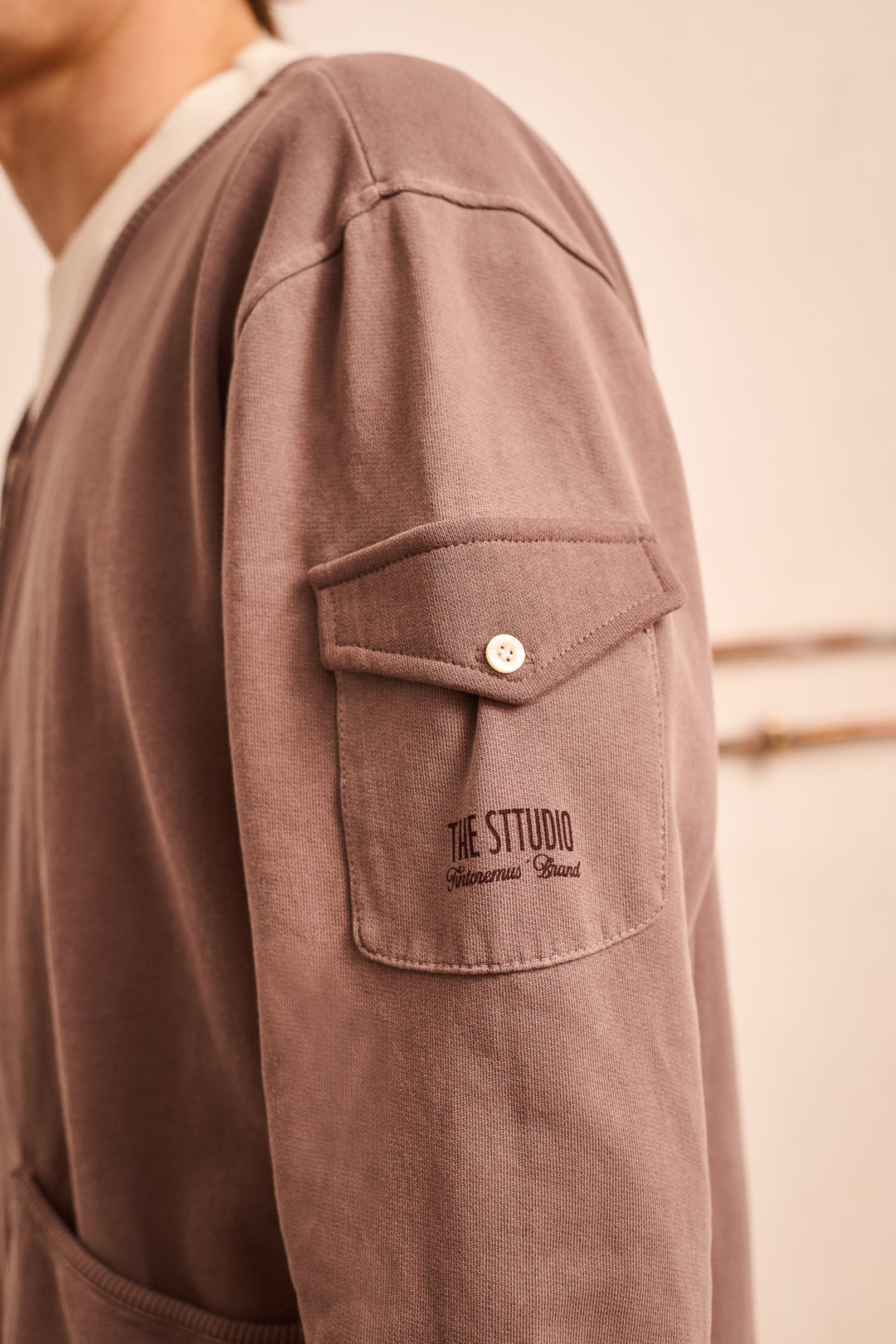 Pete - Zip-through Relaxed Fit Sweatshirt