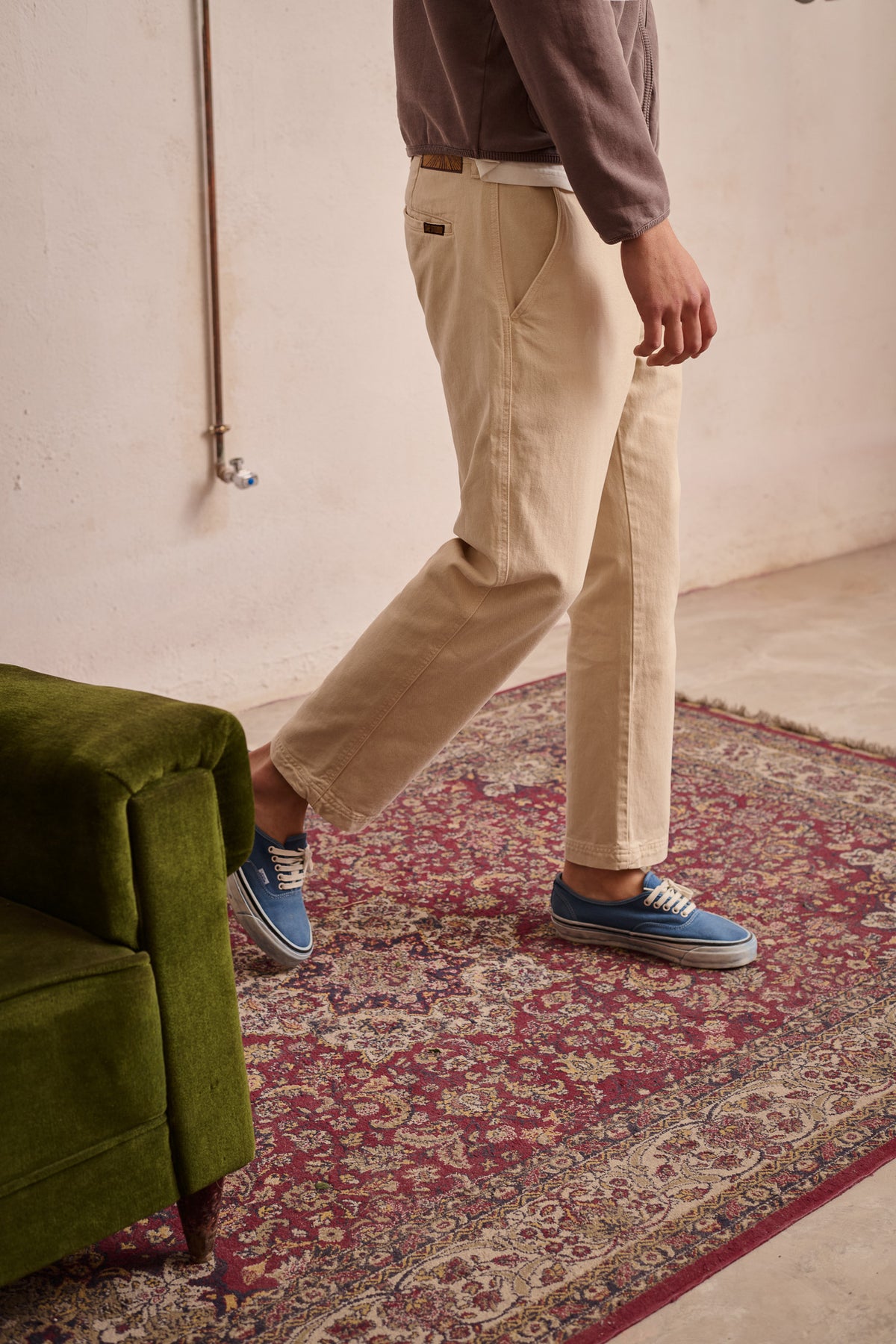 Liam Candle - Pantalón Tipo Chino Wide - leg Fit