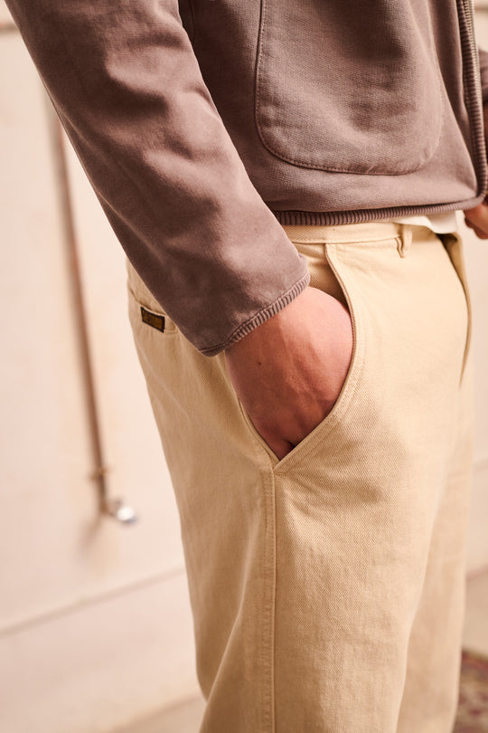 Pete - Zip-through Relaxed Fit Sweatshirt