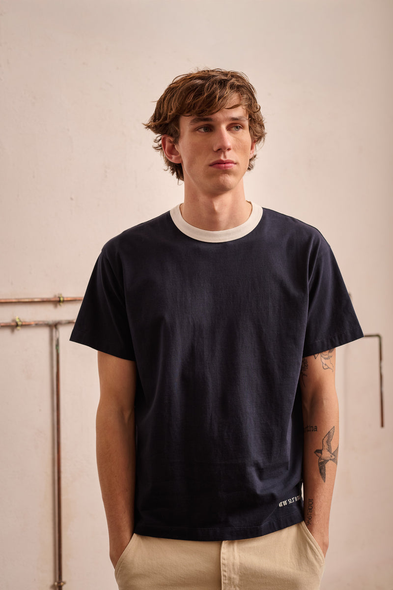 Henry Coordinates - Regular Fit Contrast T-Shirt