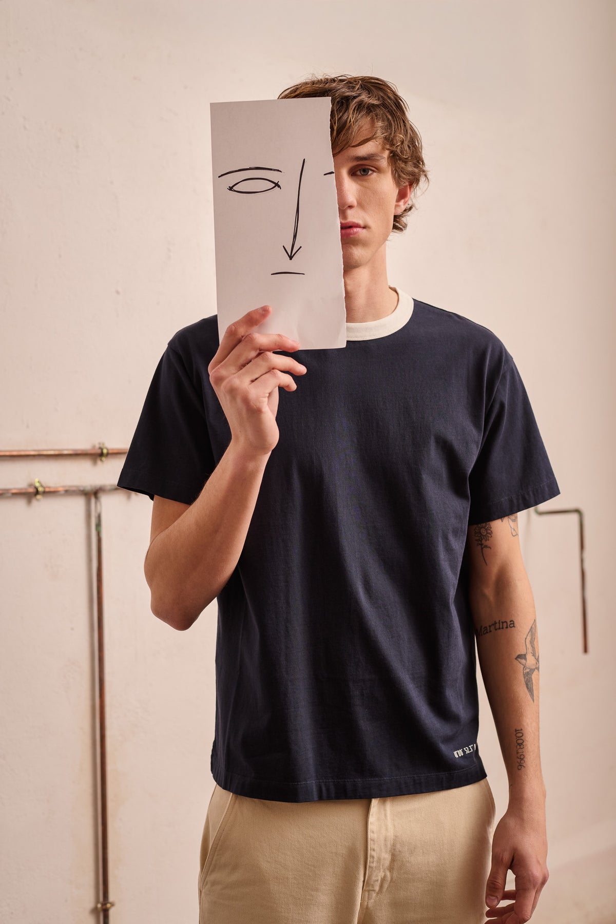 Henry Coordinates - Regular Fit Contrast T-Shirt