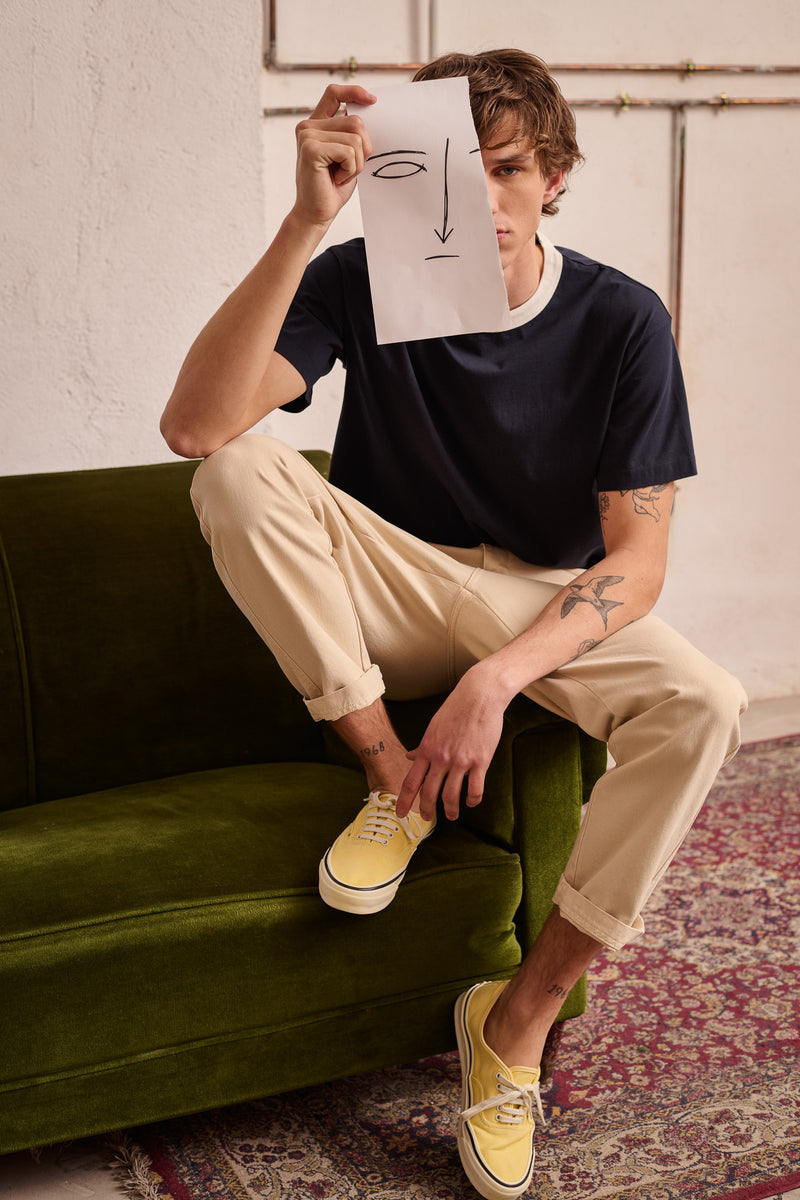 Henry Coordinates - Regular Fit Contrast T-Shirt