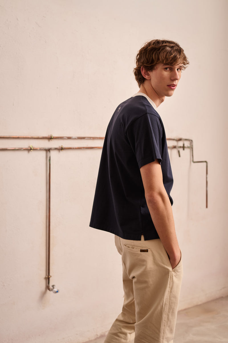 Henry Coordinates - Regular Fit Contrast T-Shirt