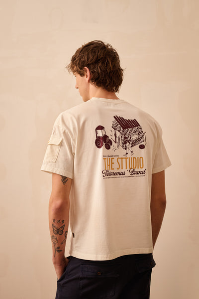 Paul Farm White - Camiseta Oversize