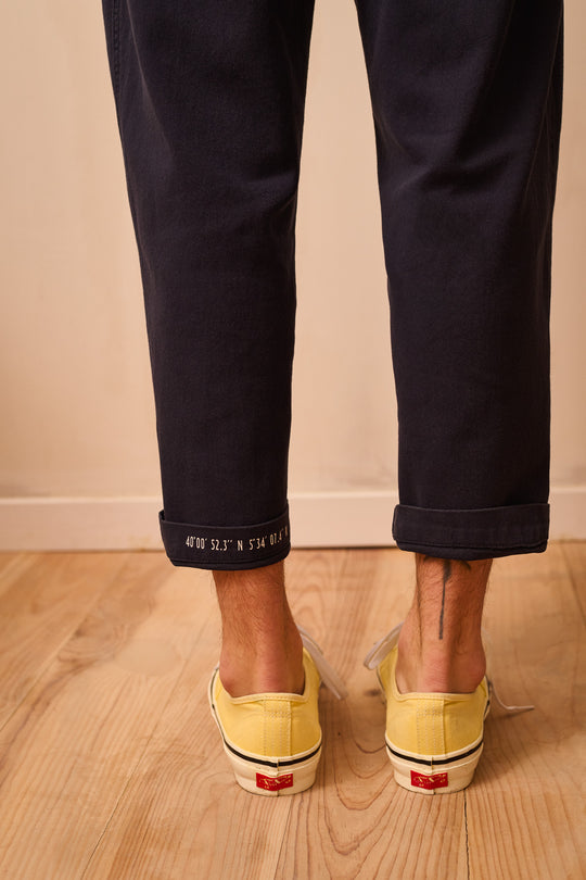 Cosme® - Pantalón Capri Tipo Chino Relaxed-Tapered Cut