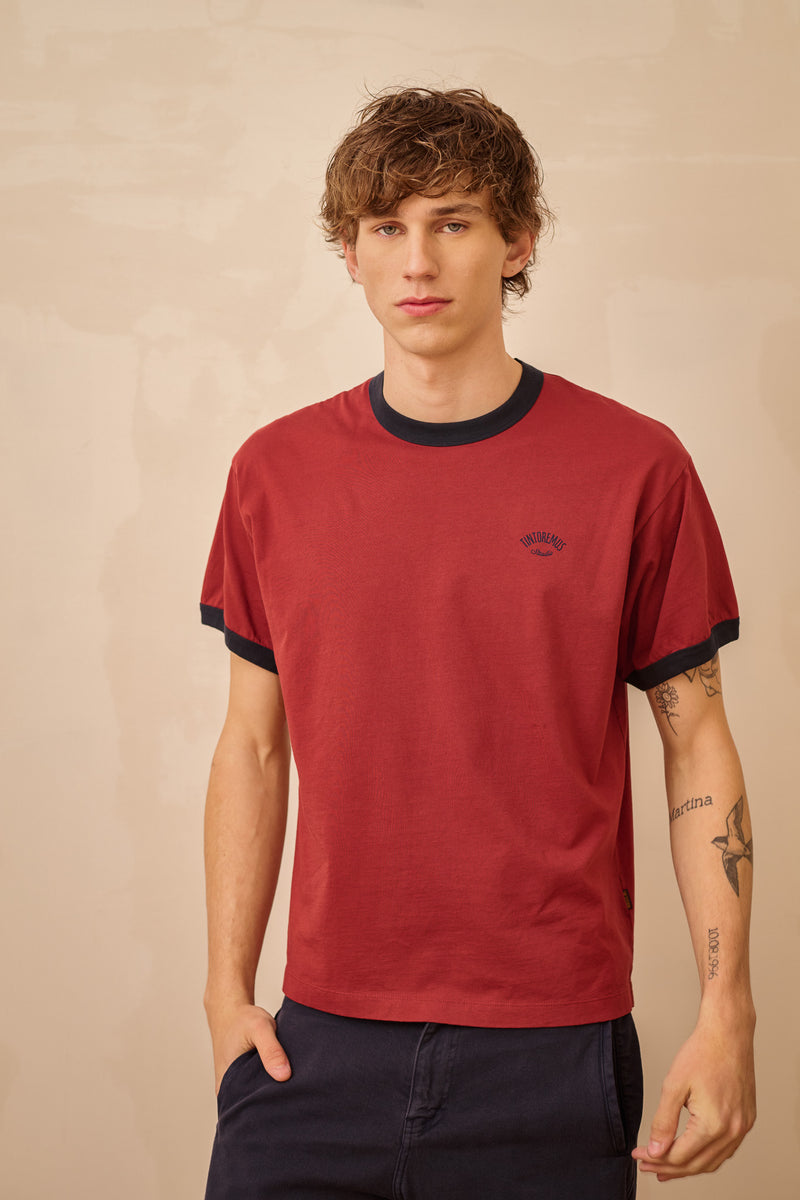 Henry Alligator - Regular Fit Contrast T-Shirt