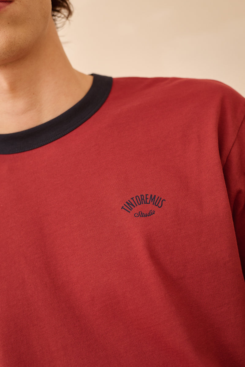 Henry Alligator - Regular Fit Contrast T-Shirt
