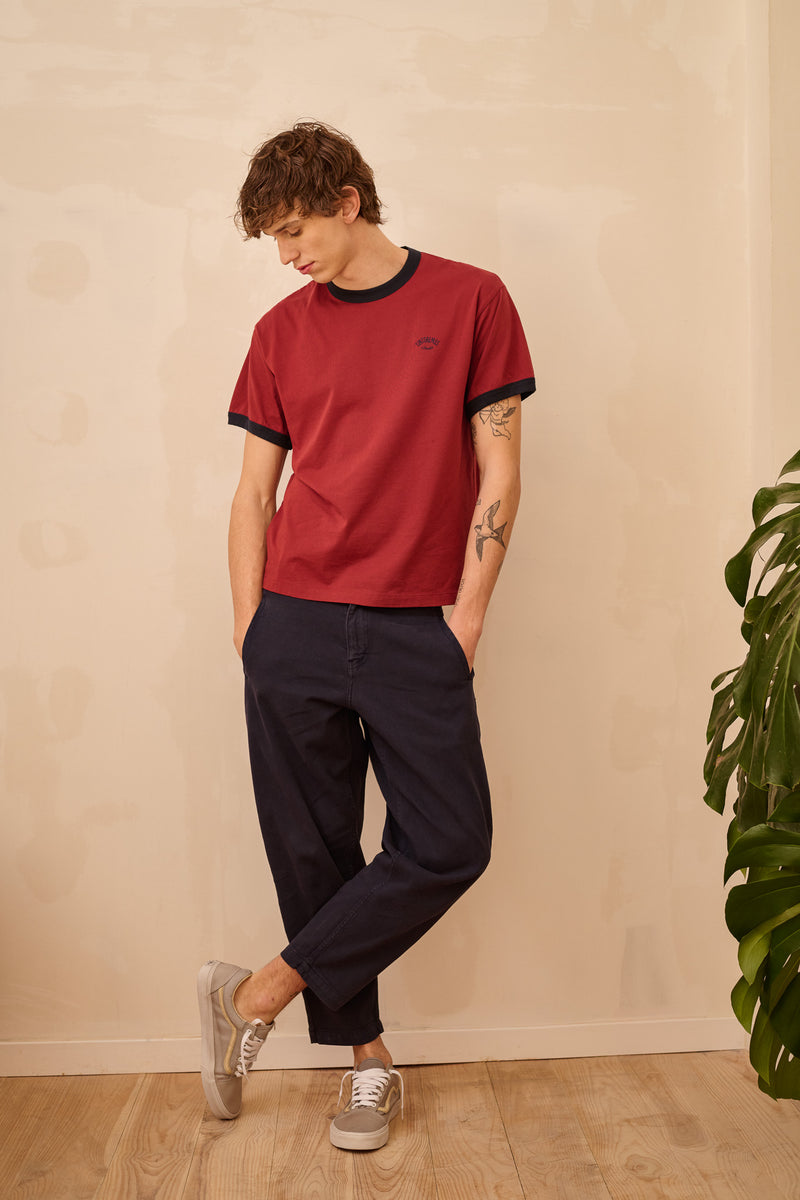 Henry Alligator - Regular Fit Contrast T-Shirt