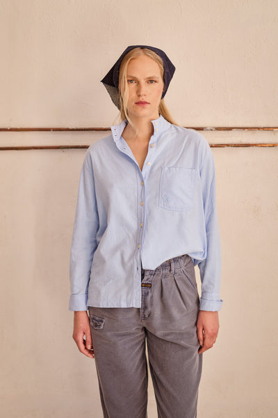 Sofia Frost Blue - Camisa Boyfriend