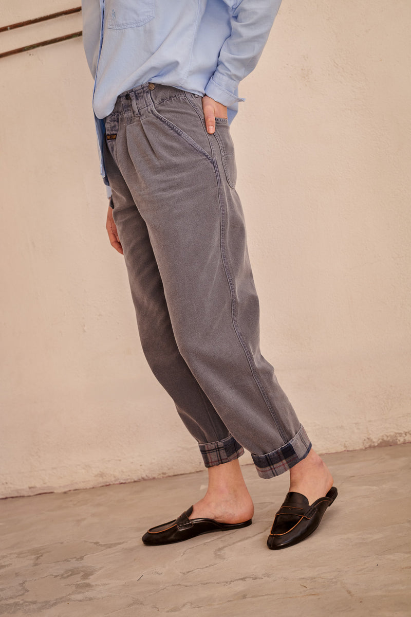 Streep Halo Blue - Pantalón High Waist