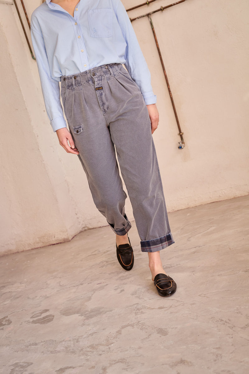 Streep Halo Blue - Pantalón High Waist