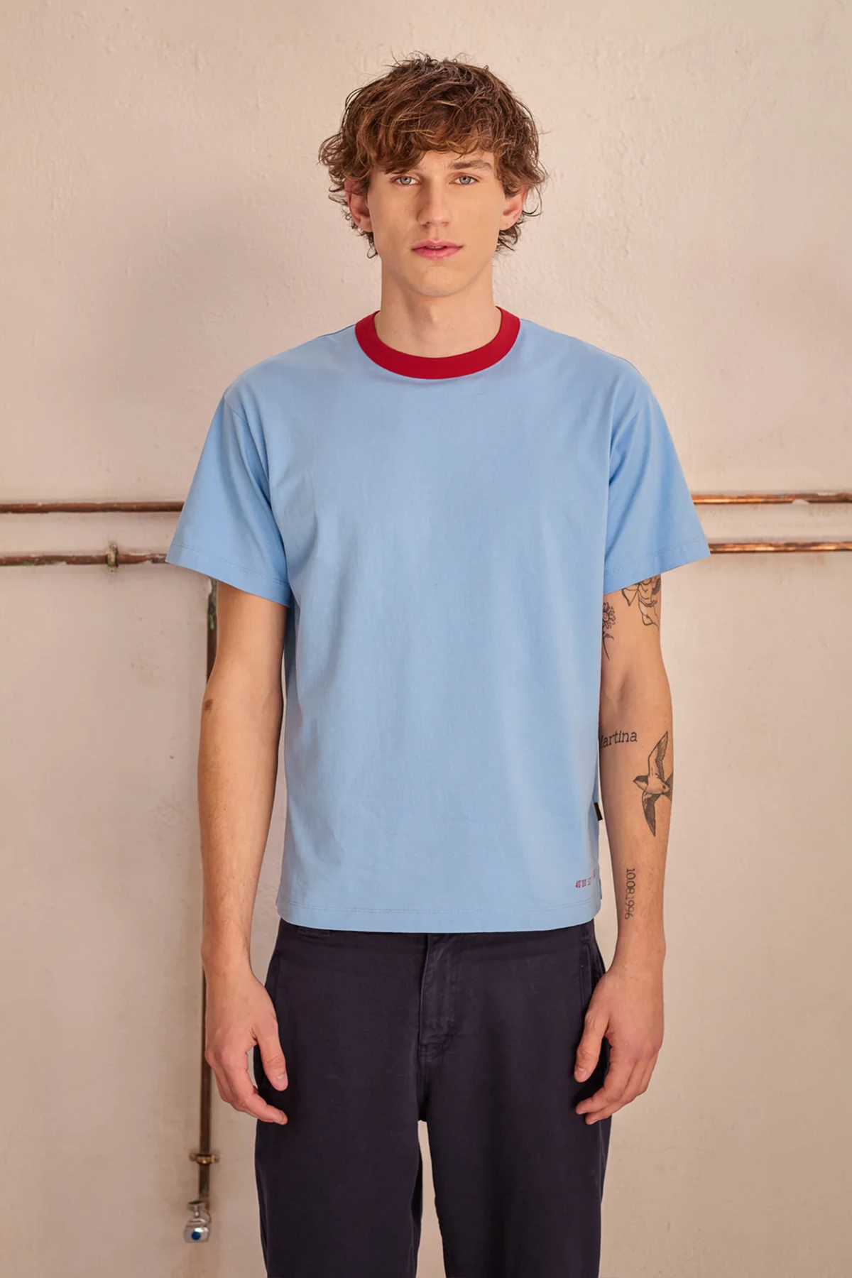 Henry Coordinates - Regular Fit Contrast T-Shirt