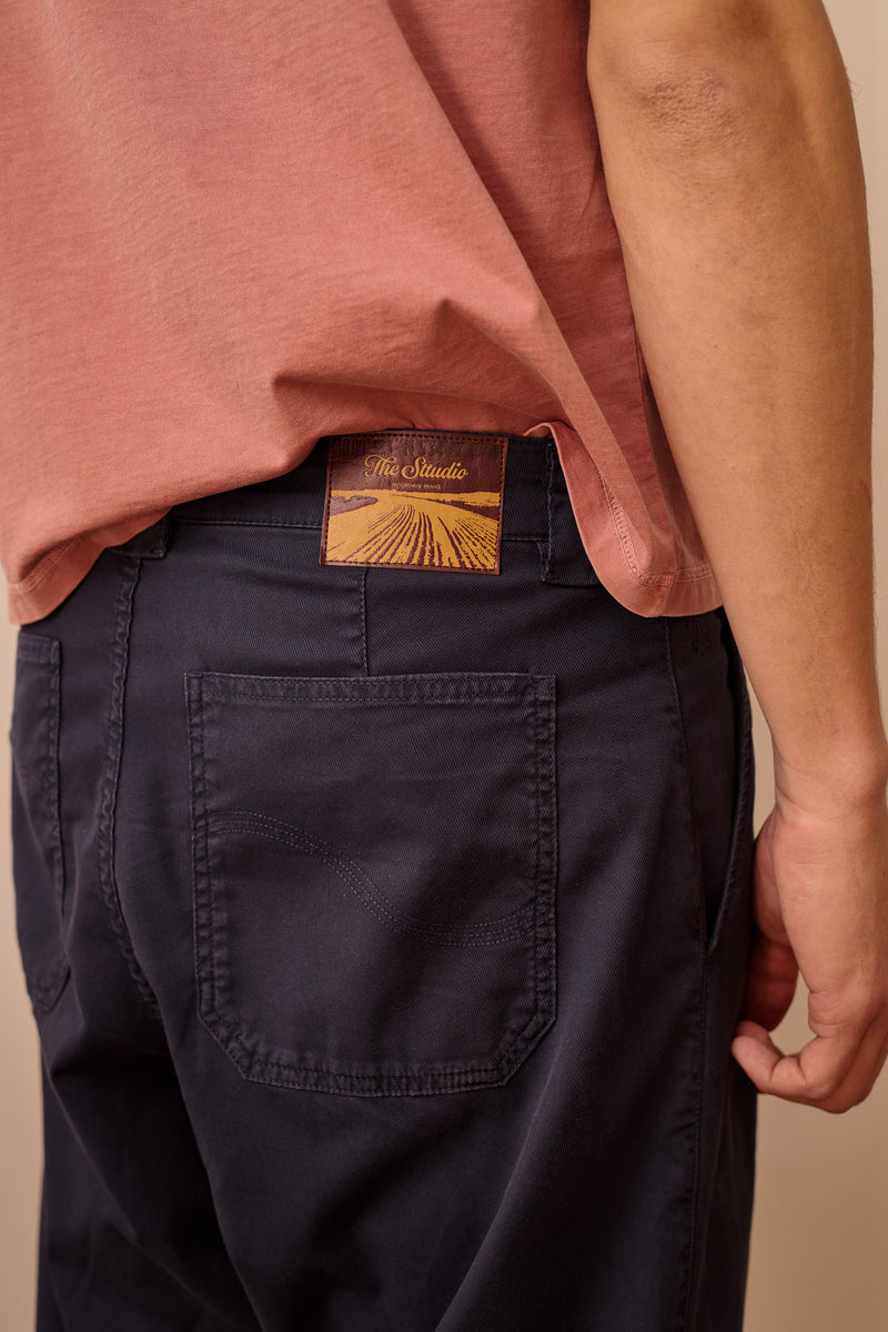 Dylan Deep Sea - Pantalón Tipo Chino Relaxed - Tapered Cut