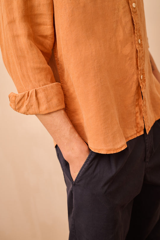 Cary - Camisa Lino Relaxed Fit