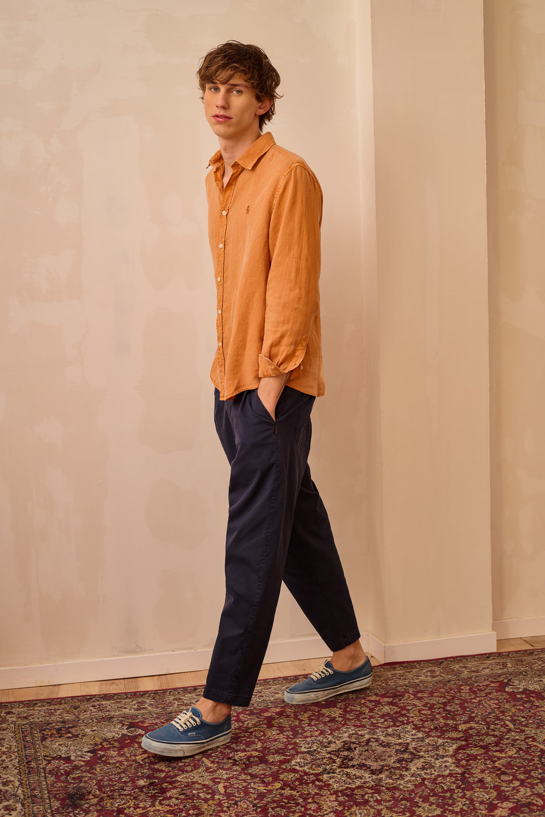 Cary - Camisa Lino Relaxed Fit