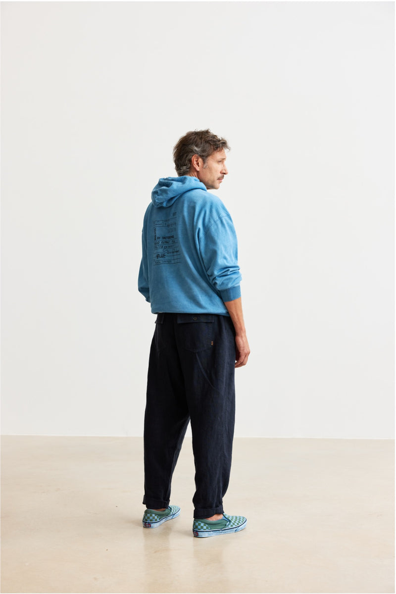 Terral Mid Indigo - Oversize Fit Hoodie
