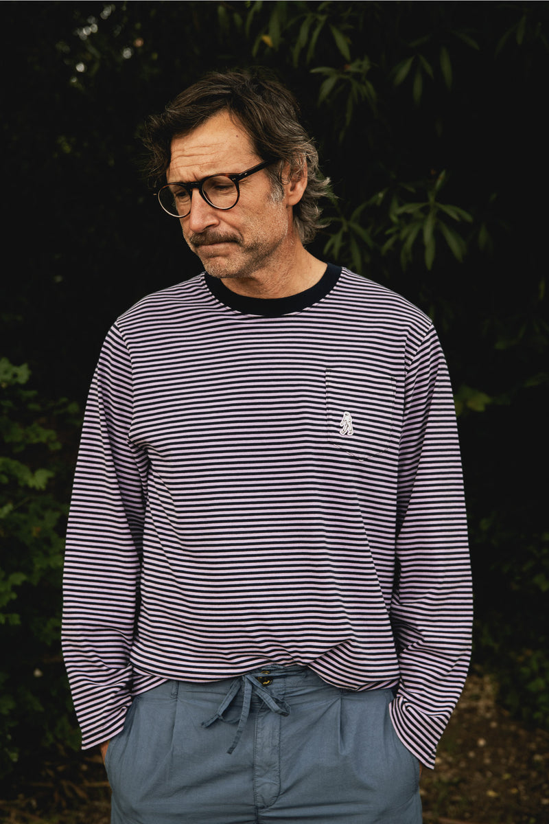 Pierce Stripes - Regular Fit Long Sleeve T-Shirt
