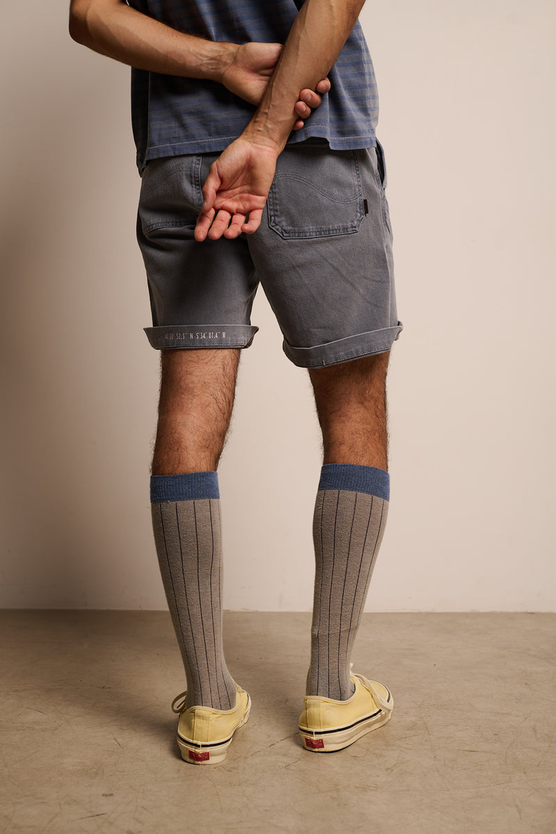 Clemen Short Halo Blue - Bermuda  Relaxed Fit Chino Style