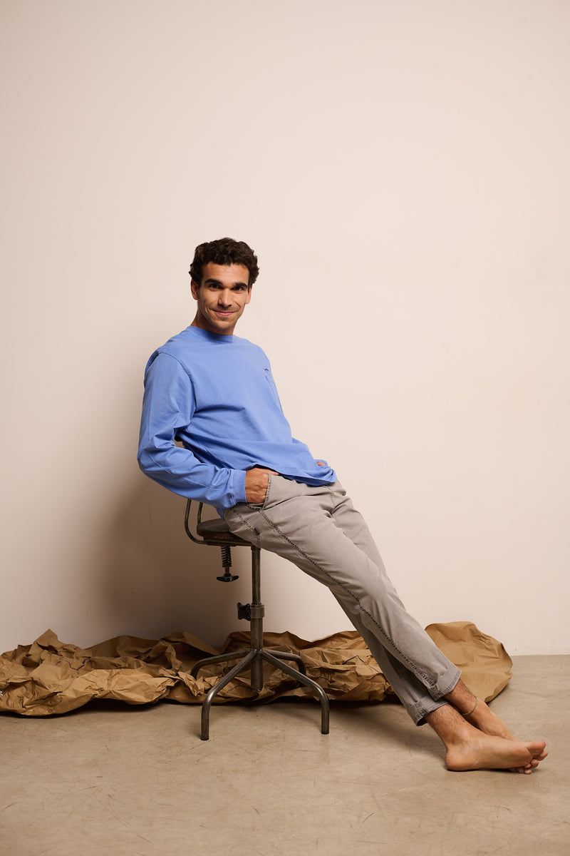 Luke Charcoal - Pantalón Tipo Chino Regular Fit
